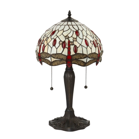 Lampa stołowa witrażowa Tiffany 640862 z serii Interiors 1900