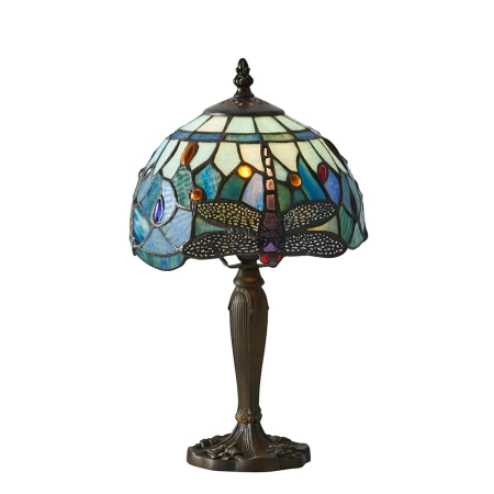 Lampa stołowa witrażowa Tiffany 6408840W z serii Interiors 1900