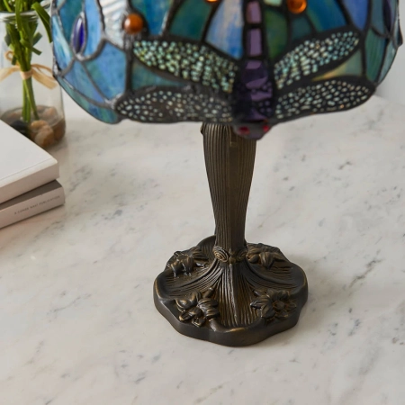 Lampa stołowa witrażowa Tiffany 6408840W z serii Interiors 1900