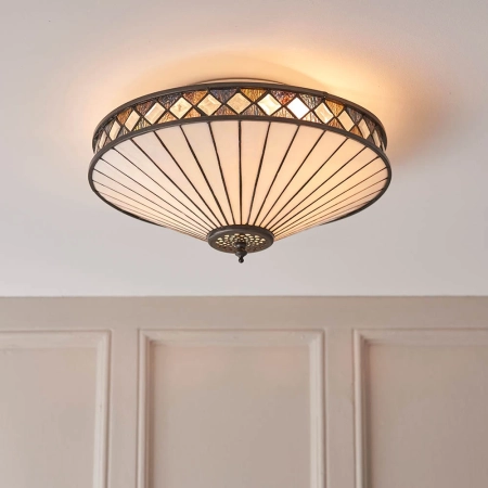 Plafon do salonu Tiffany 641452 x 60W E27 GLS - Interiors 1900