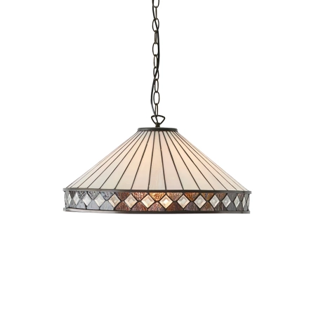Lampa wisząca witrażowa kolorowa 6414760W z serii Tiffany