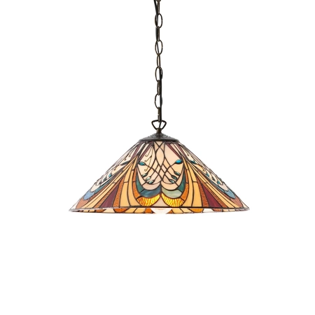 Lampa wisząca witrażowa kolorowa 6416260W z serii Tiffany