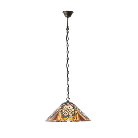 Lampa wisząca witrażowa kolorowa 6416260W z serii Tiffany