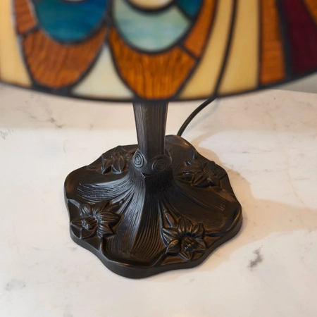 Lampa stołowa witrażowa Tiffany 641632 z serii Interiors 1900
