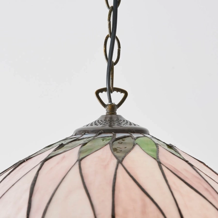Lampa wisząca witrażowa kolorowa 6417660W z serii Tiffany