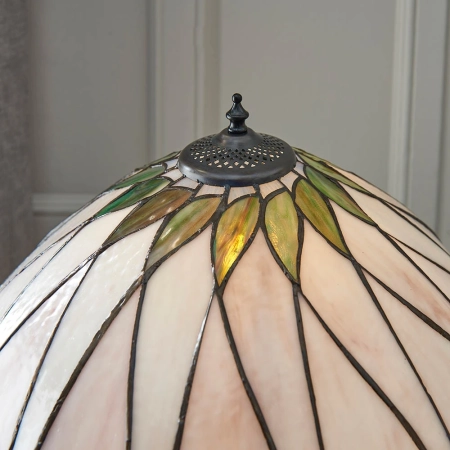 Lampa stołowa witrażowa Tiffany 6417760W z serii Interiors 1900