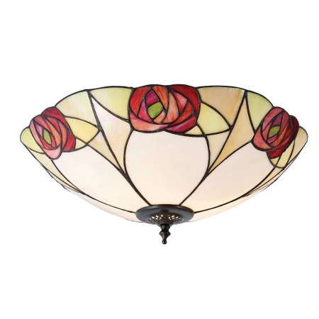 Plafon do salonu Tiffany 641822 x 60W E27 GLS - Interiors 1900