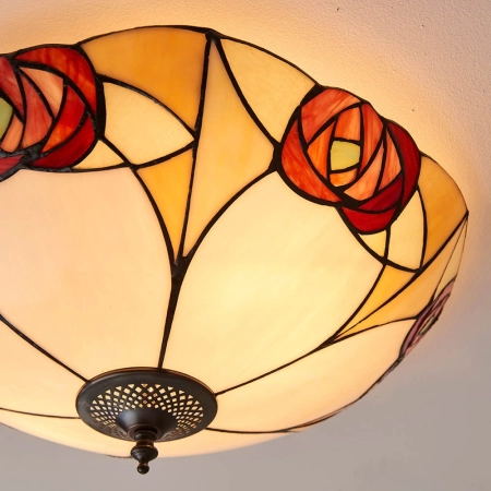 Plafon do salonu Tiffany 641822 x 60W E27 GLS - Interiors 1900