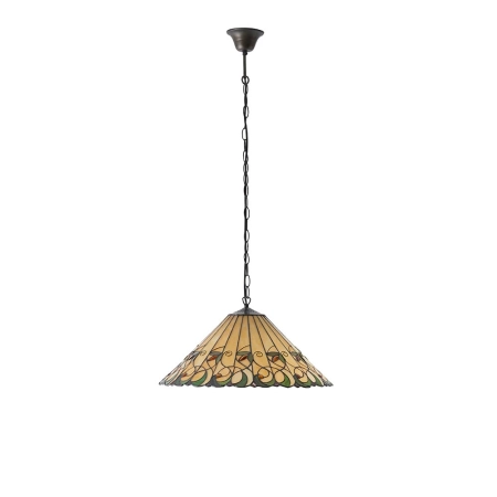 Lampa wisząca witrażowa Tiffany 641943 z serii Interiors 1900