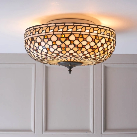 Plafon do salonu Tiffany 642762 x 60W E27 GLS - Interiors 1900