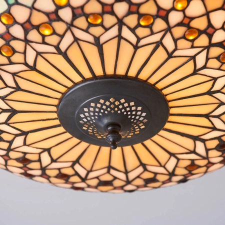 Plafon do salonu Tiffany 642762 x 60W E27 GLS - Interiors 1900