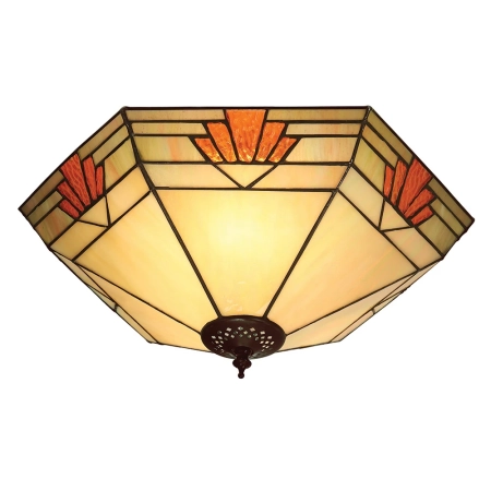 Plafon do salonu Tiffany 642842 x 60W E27 GLS - Interiors 1900