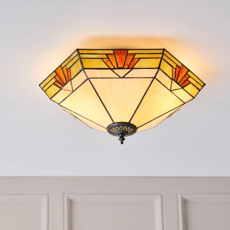 Plafon do salonu Tiffany 642842 x 60W E27 GLS - Interiors 1900