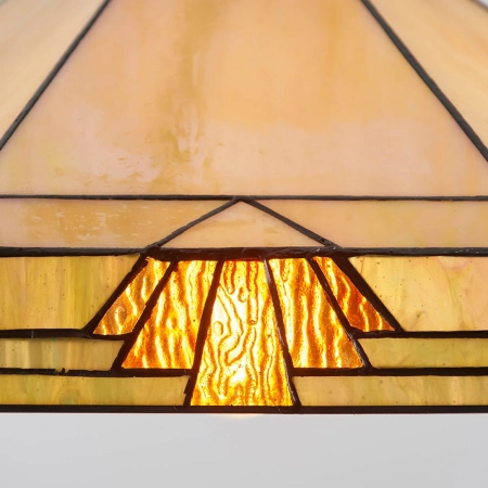 Lampa wisząca witrażowa Tiffany 6428560W z serii Interiors 1900