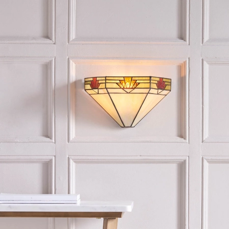 Kinkiet witrażowy Tiffany 6428840W z serii Interiors 1900