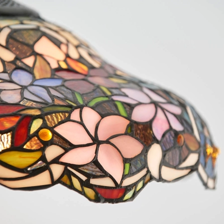 Lampa wisząca witrażowa wielokolorowa 6432560W z serii Tiffany