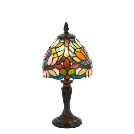 Lampa stołowa witrażowa Tiffany kolorowa 6433140W z serii Interiors 1900