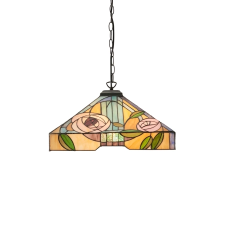 Lampa wisząca witrażowa Tiffany 643843 z serii Interiors 1900