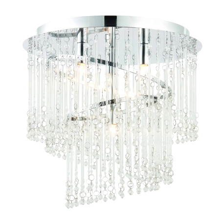 Plafon szklany kryształowy 4-punktowy 68698 z serii Camille - Endon Lighting