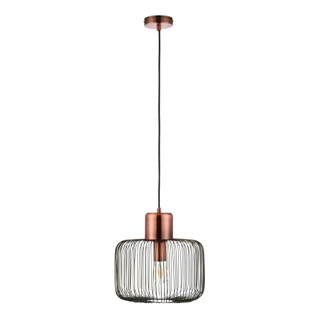 Lampa wisząca metalowa miedziana ażurowa 30cm 68986 z serii NICOLA - Endon Lighting
