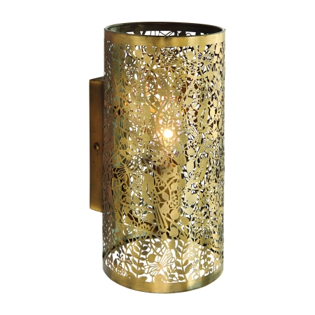 Kinkiet metalowy mosiężny ażurowy 70105 z serii Secret garden - Endon Lighting