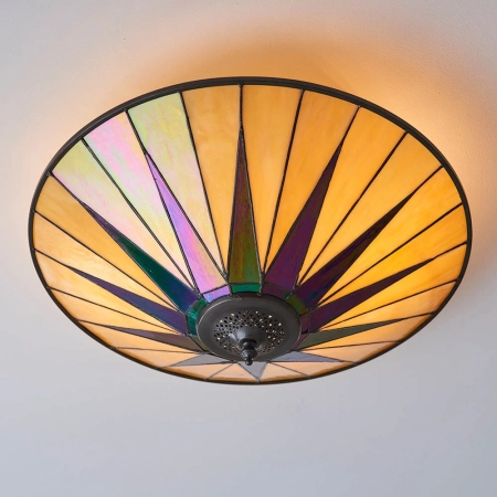 Plafon do salonu Tiffany 702402 x 60W E27 GLS - Interiors 1900