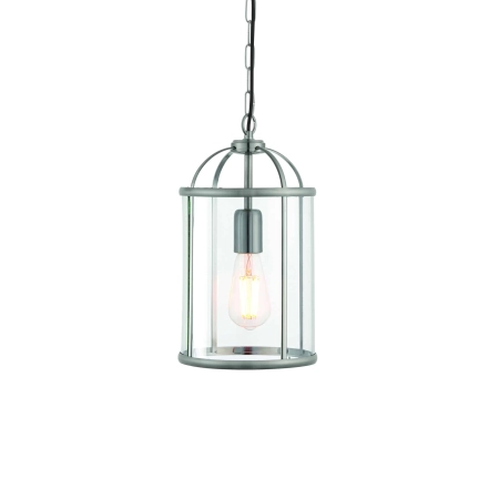 Lampa wisząca metalowa srebrna 20cm 70323 z serii Lambeth - Endon Lighting
