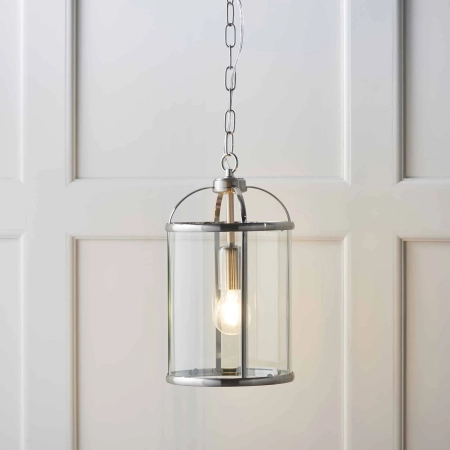 Lampa wisząca metalowa srebrna 20cm 70323 z serii Lambeth - Endon Lighting