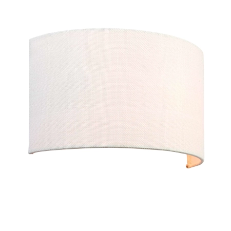 Kinkiet ścienny biały z tkaniny 31,5cm 70334 z serii Obi - Endon Lighting