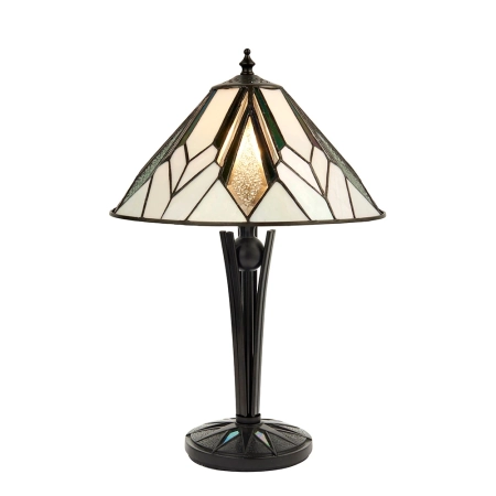 Lampa stołowa witrażowa Tiffany 7036540W z serii Interiors 1900