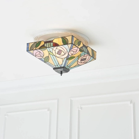 Plafon do salonu Tiffany 706992 x 60W E27 GLS - Interiors 1900