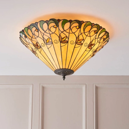 Plafon do salonu Tiffany 707062 x 60W E27 GLS - Interiors 1900