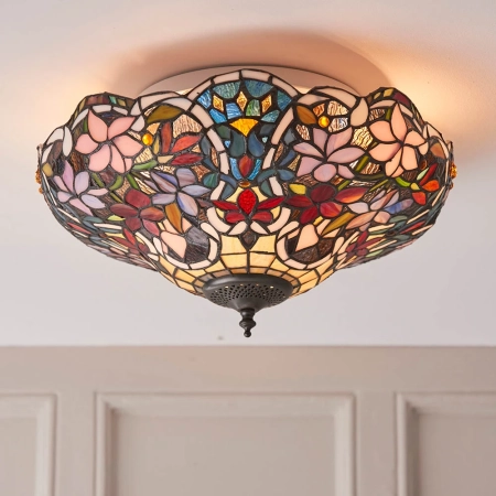 Plafon do salonu Tiffany 707092 x 60W E27 GLS - Interiors 1900