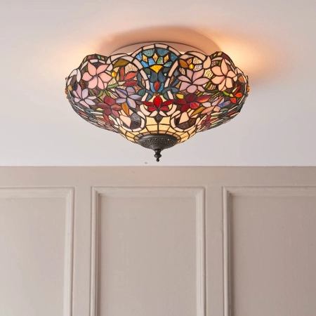 Plafon do salonu Tiffany 707092 x 60W E27 GLS - Interiors 1900