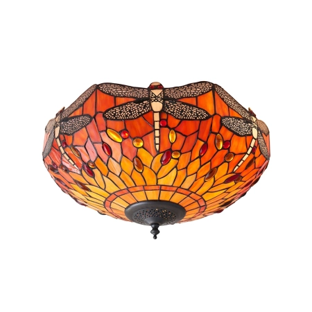 Plafon do salonu Tiffany 707212 x 60W E27 GLS - Interiors 1900