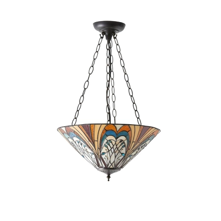 Lampa wisząca witrażowa Tiffany 707503 z serii Interiors 1900