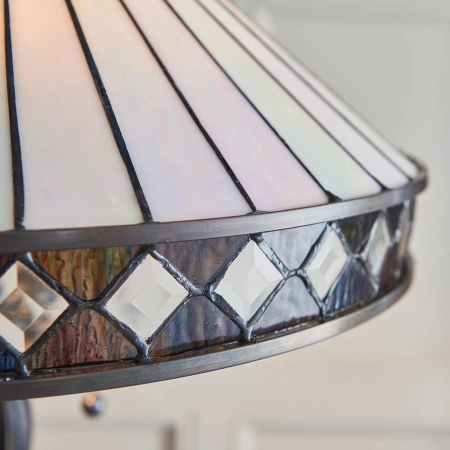 Lampa podłogowa witrażowa Tiffany 709362 z serii Interiors 1900