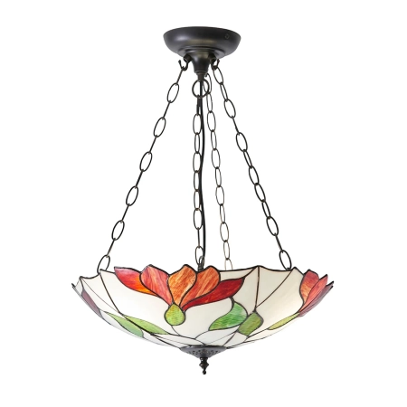Lampa wisząca witrażowa Tiffany 709463 z serii Interiors 1900