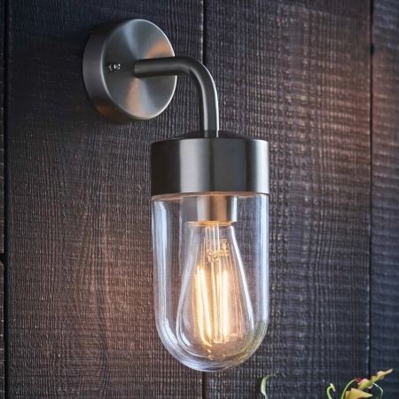 Kinkiet łazienkowy metalowy srebrny IP44 71184 z serii North - Endon Lighting