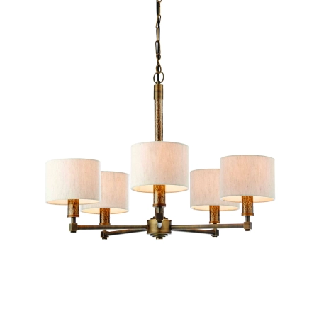 Lampa wisząca metalowa brązowa 5-punktowa 71345 z serii Indara - Endon Lighting