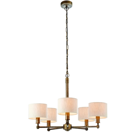 Lampa wisząca metalowa brązowa 5-punktowa 71345 z serii Indara - Endon Lighting