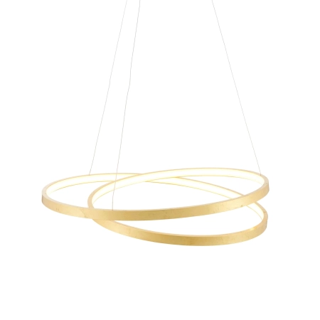 Lampa wisząca LED złota okrągła 55cm 72479 z serii Scribble - Endon Lighting