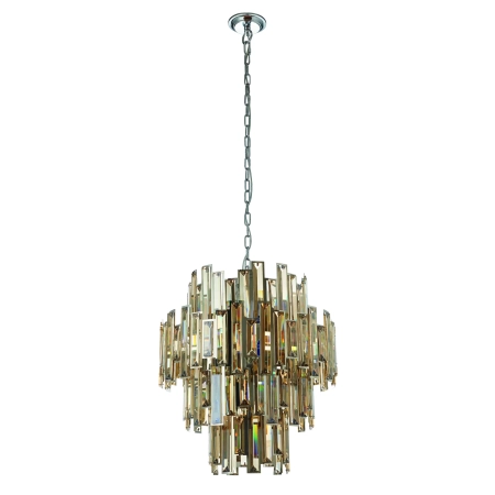 Lampa wisząca kryształowa złota 12-punktowa 72744 z serii VIVIANA - Endon Lighting