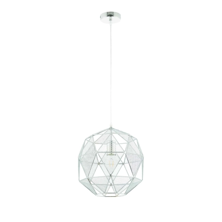 Lampa wisząca chromowana metalowa geometryczna 32cm 72817 z serii ARMOUR - Endon Lighting