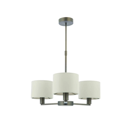 Lampa wisząca 3-punktowa metalowa z białymi abażurami 73016 z serii Daley - Endon Lighting