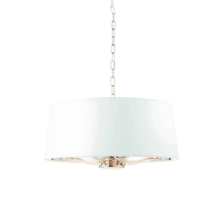 Lampa wisząca biała z tkaniny 3-punktowa 50cm 73021 z serii Harvey - Endon Lighting