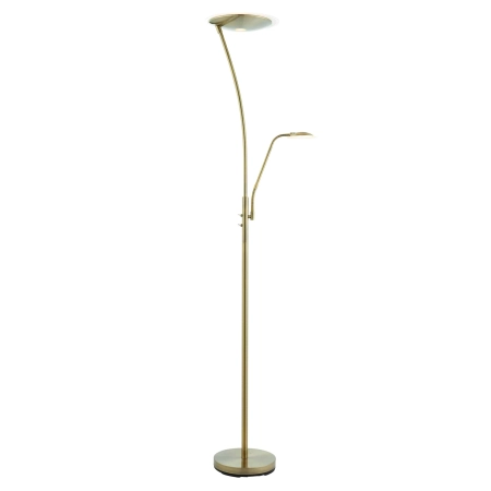 Lampa podłogowa LED mosiężna z ramieniem do czytania 73080 z serii ALASSIO - Endon Lighting