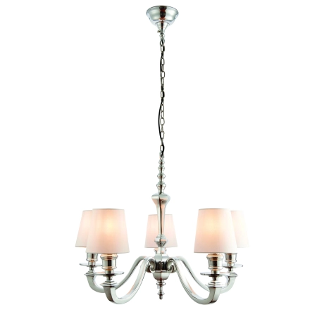 Żyrandol metalowy chromowany 5-punktowy 70cm 73598 z serii Finsbury - Endon Lighting