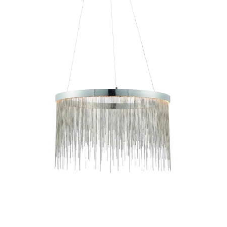 Lampa wisząca chromowana okrągła z łańcuszkami 73768 z serii ZELMA - Endon Lighting