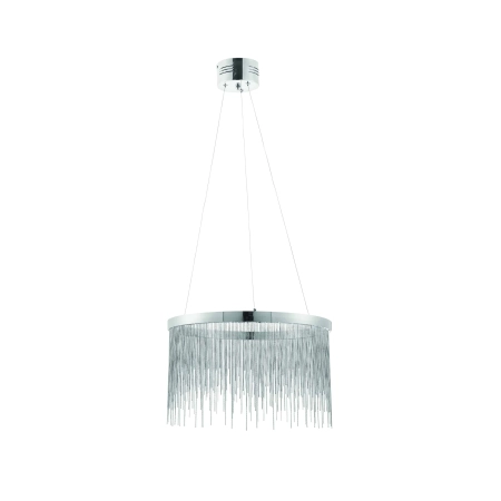 Lampa wisząca chromowana okrągła z łańcuszkami 73768 z serii ZELMA - Endon Lighting